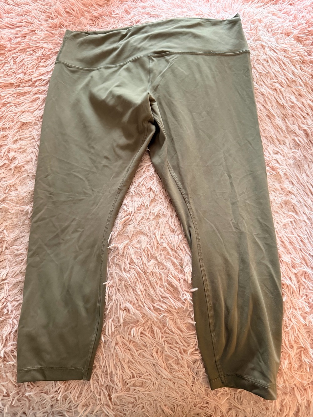 lululemon athletica Olive Tan capri Leggings